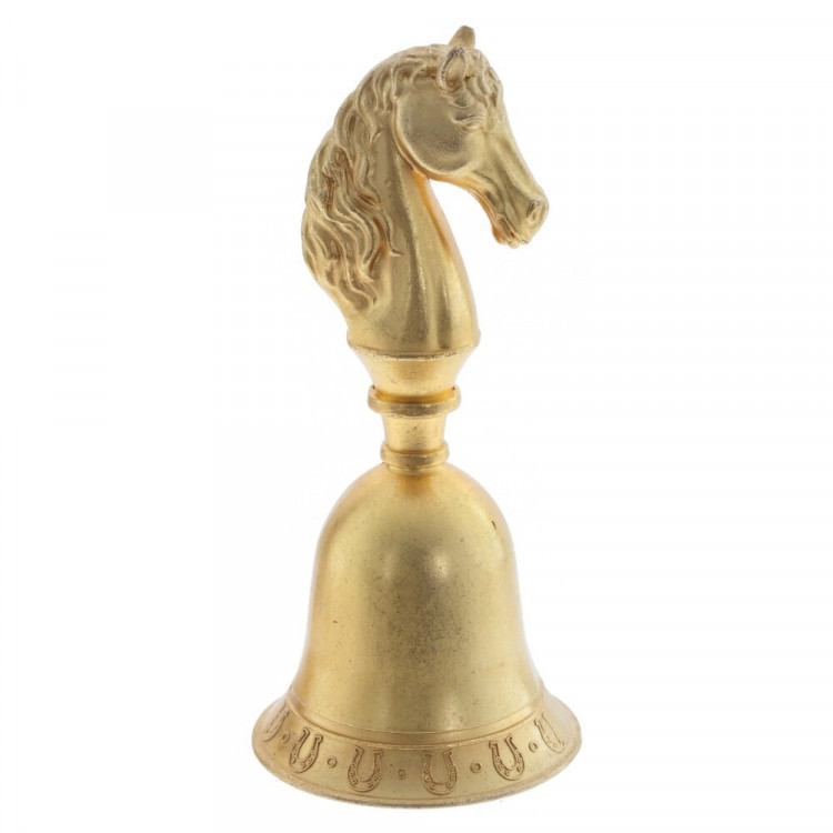 Сувенир-колокольчик "Лошадь" 12см металл. арт.826645