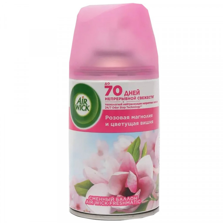 Освеж. Air Wick зап. блок 250 мл Розовая магнолия и цветущач вишня (Ст.6)