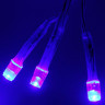 Гирлянда эл. д/дома сетка 1,5*1,5м 120LED цв.синий (св.провод) 8реж IP-20 арт.183-402