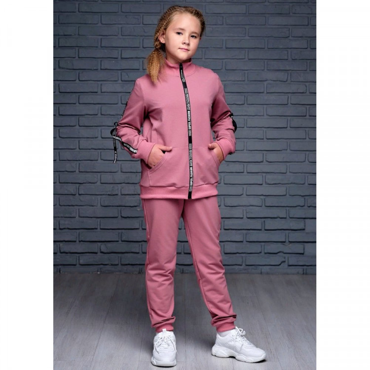 Костюм спортивный для девочки арт.Моника размер 30/116-42/158 цвет пудра