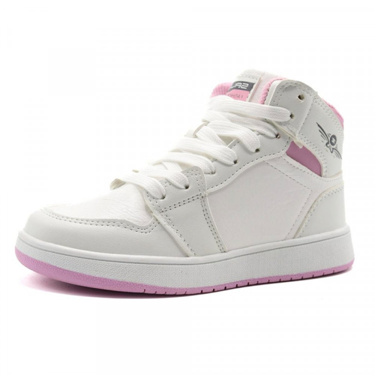 Кеды для девочки (SaiJun) белый верх-искуственная кожа подкладка - искуственная шерсть артикул czz-C6566-8 Кеды для девочки (SaiJun) белый верх-искуственная кожа подкладка - искуственная шерсть артикул czz-C6566-8