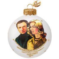 Шар стекло 08см (серия Фильм) "Ирония судьбы" п/у арт.КУ-80-244126