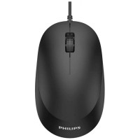Мышь провод. Philips SPK7207 3кнопки,USB 2.0,1200dpi цв.черный