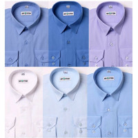 Сорочка детская длинный рукав размерный ряд 29/116-122-36/158-164  цвет белый Brostem арт.155d