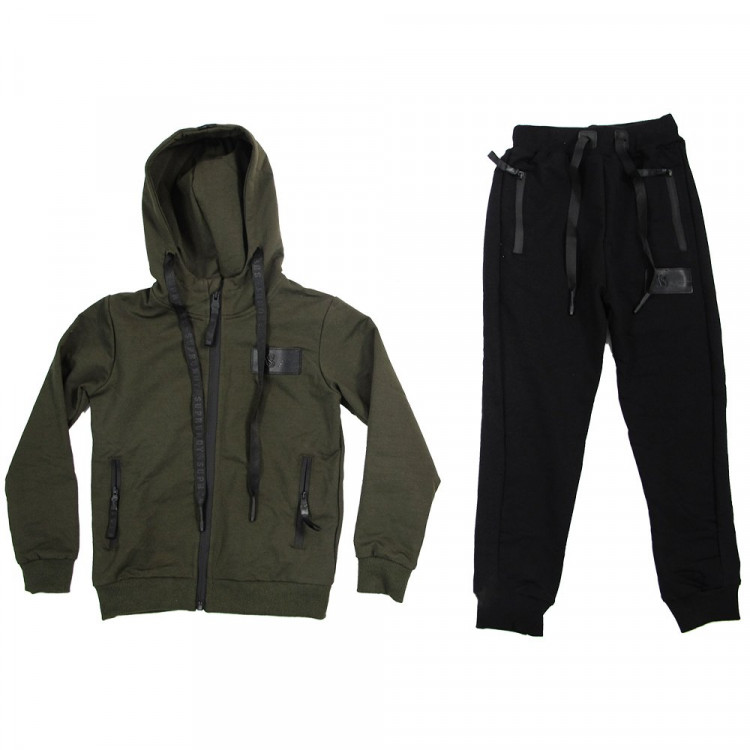 Костюм спортивный для мальчика арт.142 размерный ряд 30/116-46/170 цвет хаки Костюм спортивный для мальчика арт.142 размерный ряд 30/116-46/170 цвет хаки