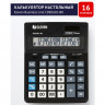 Калькулятор настольный 16 разрядов двойное питание ELEVEN Business Line 205*155*35  (CDB1601BK) 000