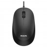 Мышь провод. Philips SPK7207BL цв.черный