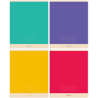 Тетрадь А5 линия 96 листов скоба (BG) Monocolor. Simple ассорти арт.Т5ск96 11123