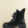 Ботинки для девочки (Stylele) черные верх-искуственная кожа подкладка-байка размерный ряд 36-40 арт.lzl-F94