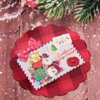 Магнит СГ "Бычок Фомка на открытке" 8*8см арт.542-342 Магнит СГ "Бычок Фомка на открытке" 8*8см арт.542-342