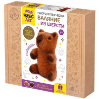 Набор для творчества Валяние шерстью Капибара (ДК) арт.05589