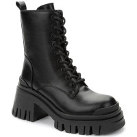 Ботинки для девочек зимние (BETSY) черный верх-искусственная кожа подкладка -натуральная  шерсть артикул 938010/04-01
