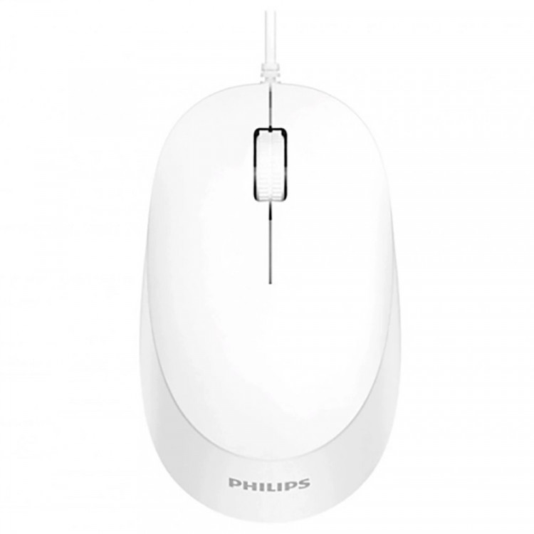 Мышь провод. Philips SPK7207 3кнопки,USB 2.0,1200dpi цв.белый