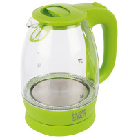 Чайник стекло 1,7л Homestar, арт. HS-1012, зеленый, 2200Вт