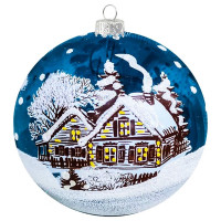 Шар стекло 6,5см "Зимний 2" п/у арт.КУ-65-51/2