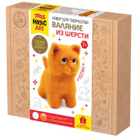 Набор для творчества Валяние шерстью Котик (ДК) арт.05590 Набор для творчества Валяние шерстью Котик (ДК) арт.05590
