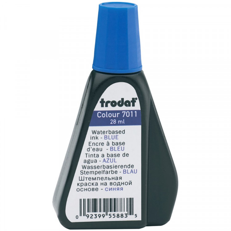 Краска штемп. на водн. основе TRODAT 28мл синяя с дозат. арт.7011с (Ст.10) Краска штемп. на водн. основе TRODAT 28мл синяя с дозат. арт.7011с (Ст.10)
