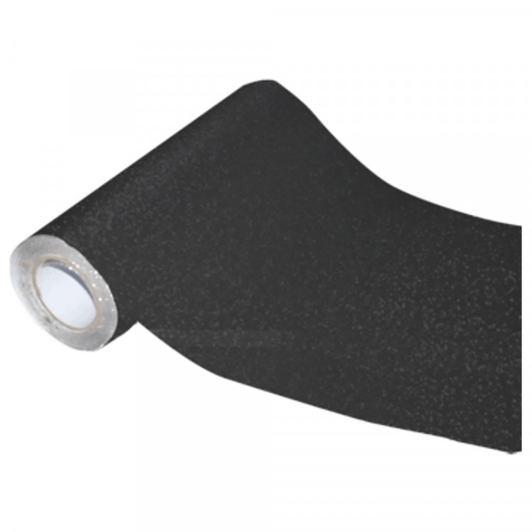 Бумага самоклеящаяся 45*100см (deVENTE) ПВХ 100мкм с блестками черная арт.8117305 Бумага самоклеящаяся 45*100см (deVENTE) ПВХ 100мкм с блестками черная арт.8117305