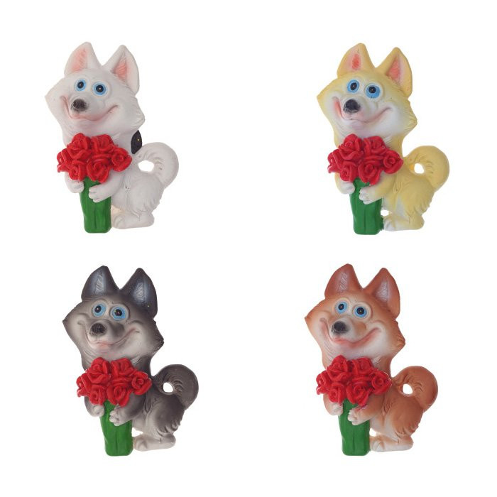 Магнит символ года Собака 07см асс. арт.261466 Магнит символ года Собака 07см асс. арт.261466