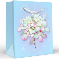 Пакет подароч. бумаж. 13,5*11см "Гортензия нежная" арт.15.11.02534