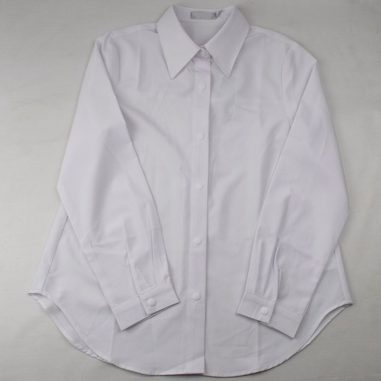 Блузка для девочки (Делорас) длинный рукав цвет белый арт.C64236 Блузка для девочки (Делорас) длинный рукав цвет белый арт.C64236