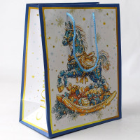 Пакет подароч. бумаж. 18*23см "Лошадка-качалка" арт.95689FE