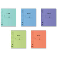 Тетрадь с пластиковой обложкой 18 листов клетка ErichKrause Классика CoverPrо текстура песок ассорти  арт.64757