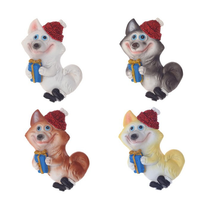 Магнит символ года Собака 07см асс. арт.261460 Магнит символ года Собака 07см асс. арт.261460