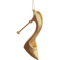 Украшение декор.подвеска пластик "Туфелька" 0,8см цв.золото арт.807628 Украшение декор.подвеска пластик "Туфелька" 0,8см цв.золото арт.807628