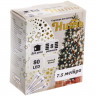 Гирлянда эл.д/дома точечная 7,5м 80LED цв.т.белый (зел.провод) 8реж. арт.725-0566