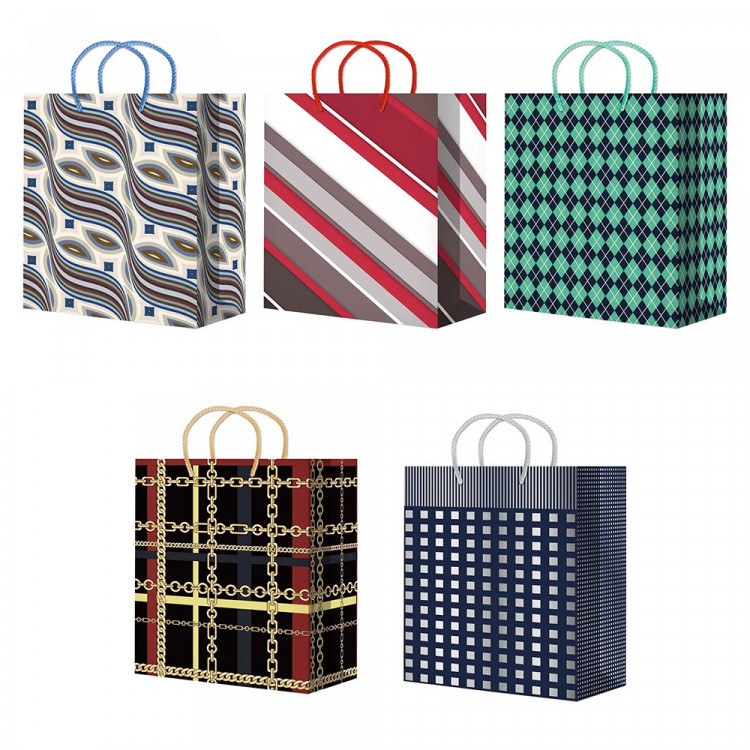 Пакет бумажный с ручкой 18*23+10см арт.ПБР62460