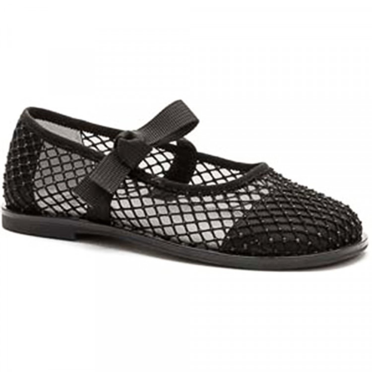 Туфли для девочки (KEDDO) черный верх-текстиль подкладка-натуральная кожа артикул 956408/01-02