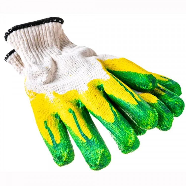 Перчатки "Утепленный", х/б с двойным латексным покрытием, р.9 арт.16-432