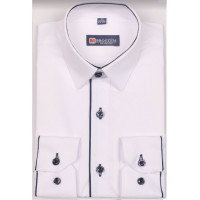 Сорочка детская приталенная длинный рукав размерный ряд 29/116-36/158-164  цвет белый Brostem арт.107-4701d**