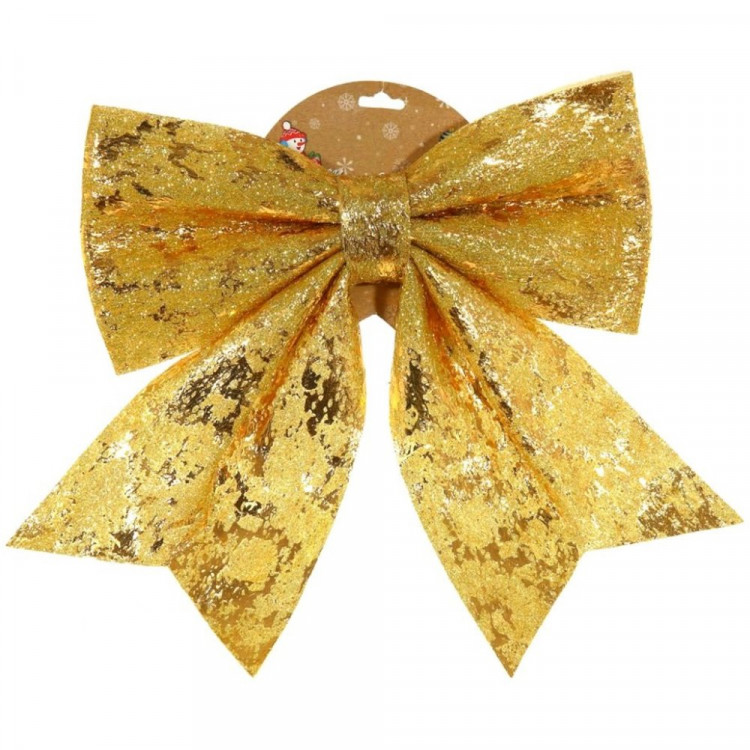 Украшение декоративное "Бант" 30*37см "Торжество" цв.золото арт.754225 Украшение декоративное "Бант" 30*37см "Торжество" цв.золото арт.754225