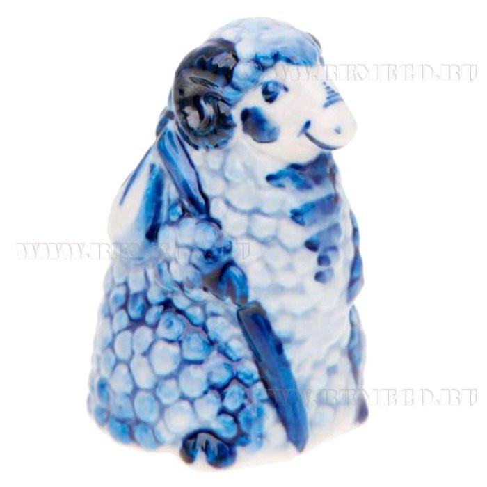 яяяСтатуэтка СИМВОЛ ГОДА "Баран" 3,4*2,3*5,5см арт.900003