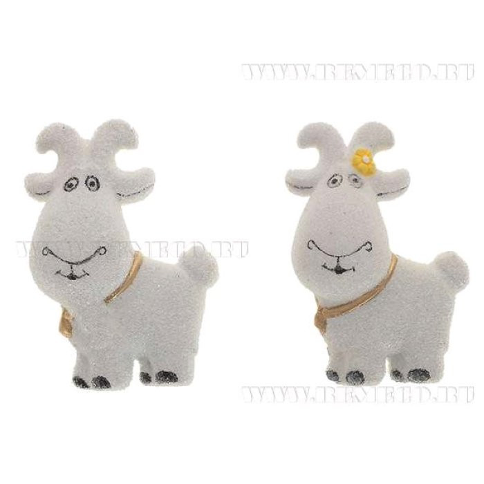 Магнит символ года Козлик, Козочка 6,4см арт.671313 Магнит символ года Козлик, Козочка 6,4см арт.671313