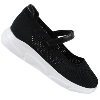 Туфли для девочки (FESS) черный верх-текстиль подкладка-натуральная кожа артикул FL-RL80115TD-4