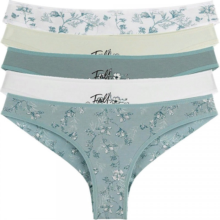 Трусы женские арт.40711233B размер 48(L) 100% хлопок цвет ассорти Трусы женские арт.40711233B размер 48(L) 100% хлопок цвет ассорти