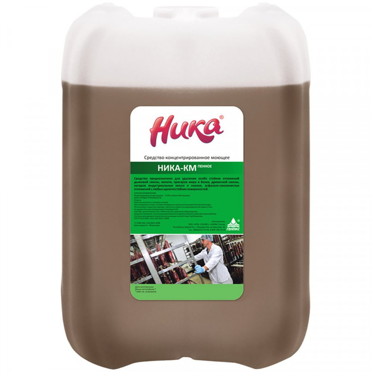 Ч/с для удаления дымовой смолы,копоти Ника-КМ 6кг высокощелочное (пенное)