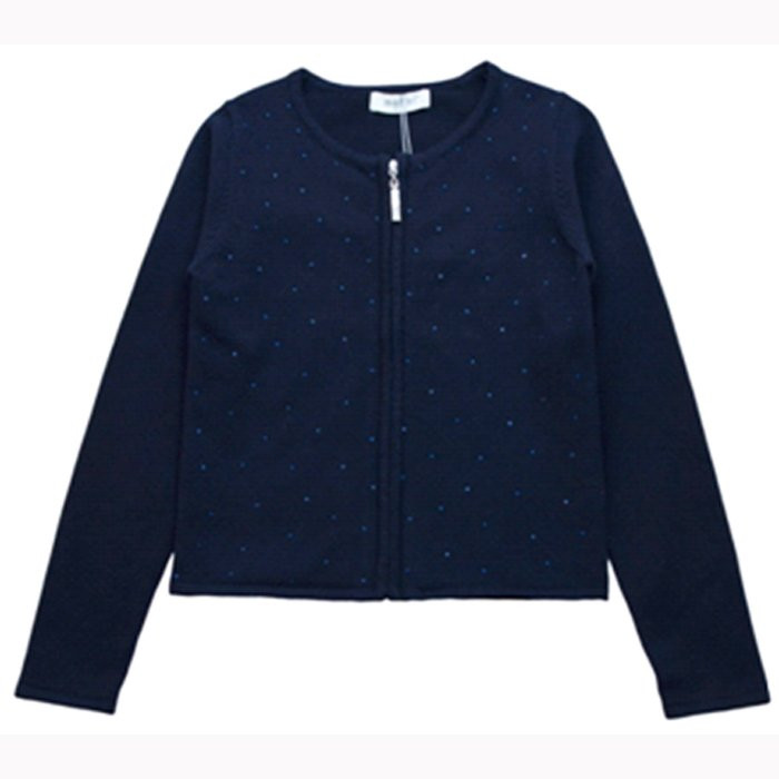 Кардиган для девочки (Malini) артикул 3719 цвет синий