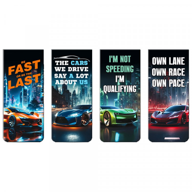 Закладка-магнит (deVENTE) Fast Or Last 4 штуки 25*56,6 мм арт.8065503 Закладка-магнит (deVENTE) Fast Or Last 4 штуки 25*56,6 мм арт.8065503