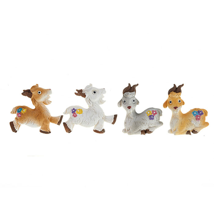 Магнит символ года Козлик с цветами 6,5*2*6,2см асс. арт.S3480214 Магнит символ года Козлик с цветами 6,5*2*6,2см асс. арт.S3480214