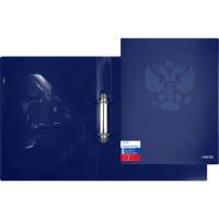 Папка на 2-х кольцах А4 35мм D-25мм пл. 0,65мм  Герб deVENTE с внут.карманом арт.3081106