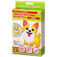 Поделка из фетра Мягкая игрушка Корги (ДК) арт.05625 Поделка из фетра Мягкая игрушка Корги (ДК) арт.05625