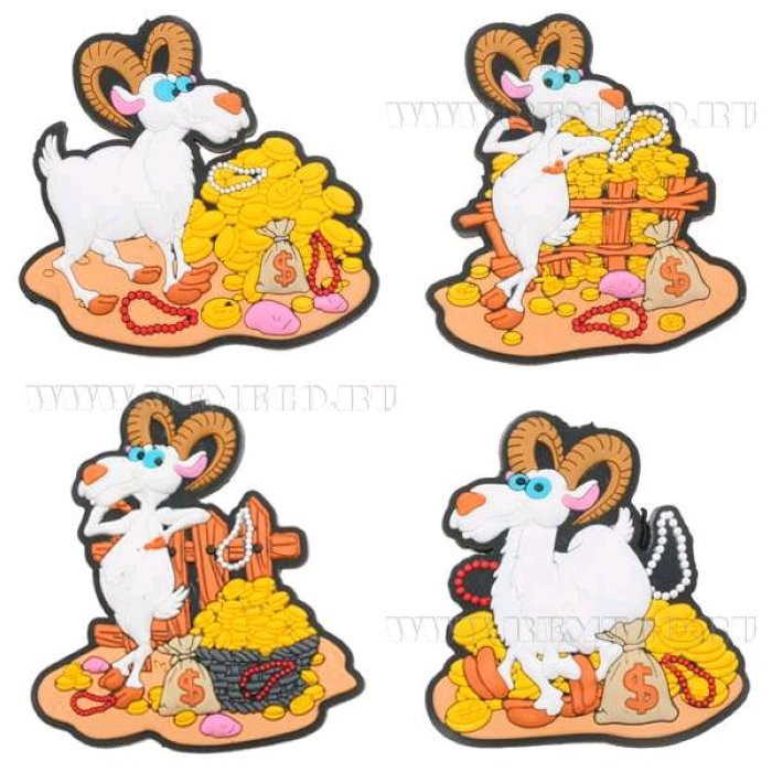 Магнит символ года Коза арт.547769 Магнит символ года Коза арт.547769