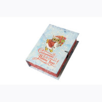 Коробка-книга подарочная 18*12см "Новогодняя сова" арт.75036