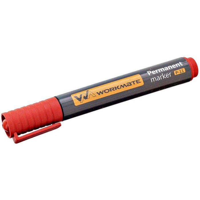Маркер перманент WorkMate Р-11 круглый 3мм красный Р-11 арт.14-1580 Маркер перманент WorkMate Р-11 круглый 3мм красный Р-11 арт.14-1580