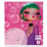 Тетрадь 12 листов клетка (ErichKrause) Bubble Girll выборочный УФ-лак ассорти арт.64826