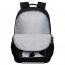 Рюкзак для девочек (Grizzly) арт.RG-564-3/2 черный - светоотражающий 20х40х15,5 см